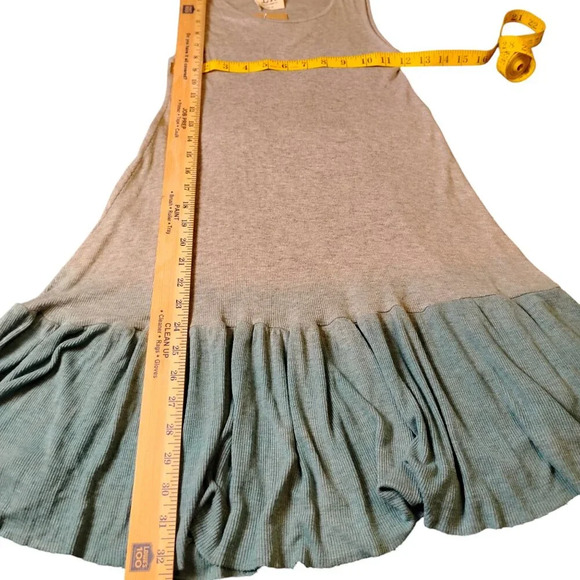 PPLA Gray and Turquoise Splash Dress Jade, Girl Small - Picture 5 of 7